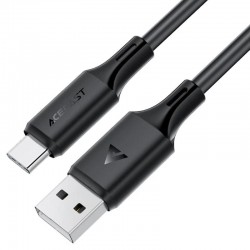 Дата кабель Acefast C17-04 USB to Type-C 3A (1.2m)  Black - 00000085428_1