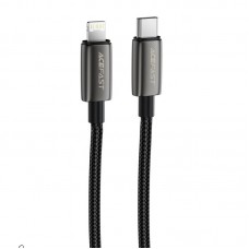 Дата кабель Acefast C23-01 Type-C to Lightning 30W (1.2m)  Black - 00000081605_1