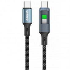 Дата кабель Amaya 111CC Type-C to Type-C 60W (1.2m)  Black - 00000084603_1