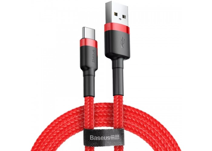 Дата кабель Baseus Cafule Type-C Cable 2A (2m) (CATKLF-C)