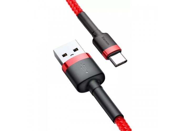 Дата кабель Baseus Cafule Type-C Cable 2A (2m) (CATKLF-C)