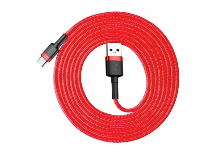 Дата кабель Baseus Cafule Type-C Cable 2A (2m) (CATKLF-C)