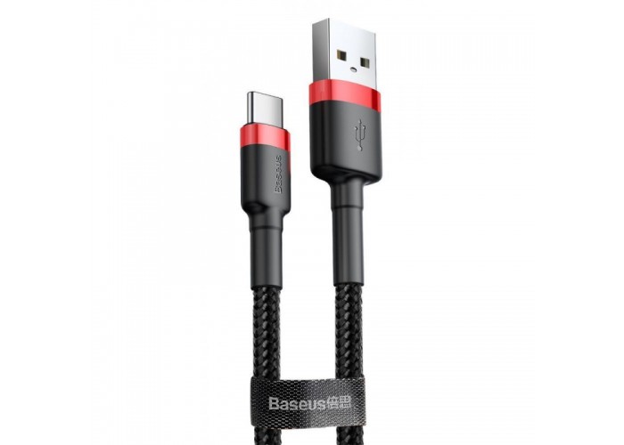 Дата кабель Baseus Cafule USB to Type-C Cable 2A (2m) (CATKLF-C)