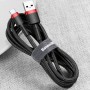 Дата кабель Baseus Cafule USB to Type-C Cable 2A (2m) (CATKLF-C)