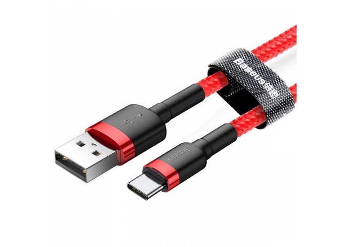 Дата кабель Baseus Cafule USB to Type-C Cable 3A (1m) (CATKLF-B)