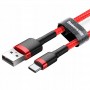 Дата кабель Baseus Cafule USB to Type-C Cable 3A (1m) (CATKLF-B)