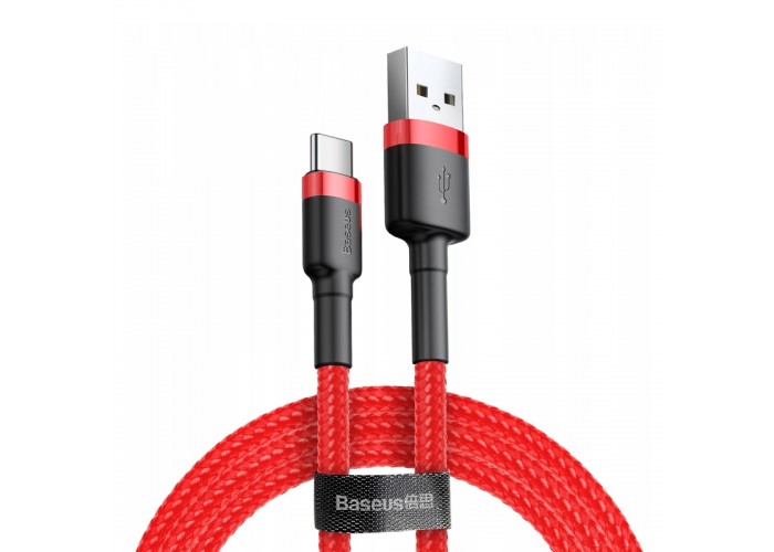 Дата кабель Baseus Cafule USB to Type-C Cable 3A (1m) (CATKLF-B)