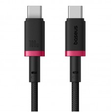 Дата кабель Baseus Dura Series Fast Charging Type-C to Type-C 100W (1m) (P10377803U01)  Red / Black - 00000082550_1
