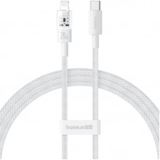 Дата кабель Baseus Gem Fast Charging Type-C to Lightning 20W (1m) (P10373001)  Moon White - 00000074773_2