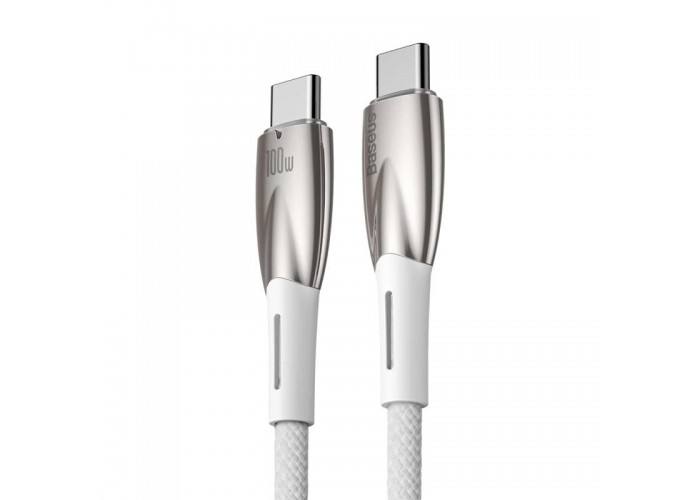 Дата кабель Baseus Glimmer Series Fast Charging Type-C to Type-C 100W 1m (CADH00070)