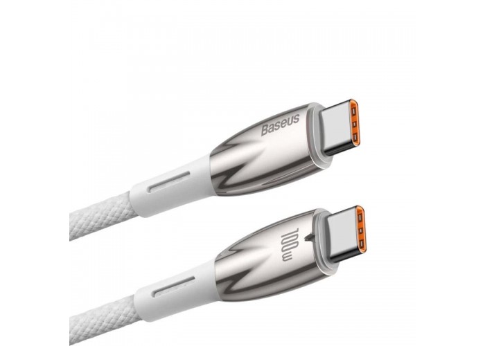Дата кабель Baseus Glimmer Series Fast Charging Type-C to Type-C 100W 1m (CADH00070)