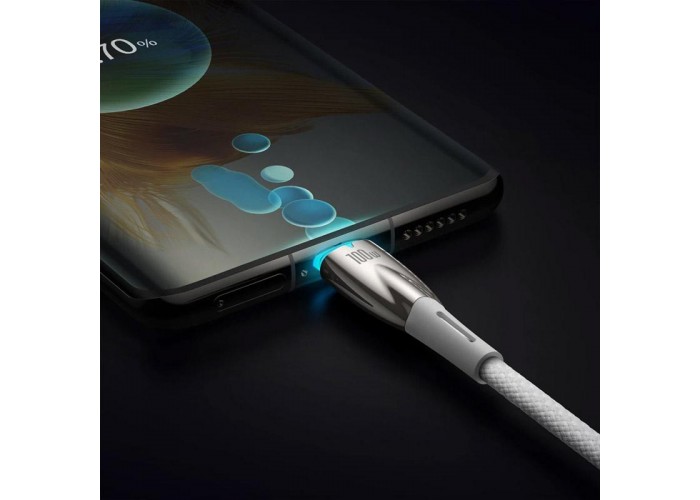 Дата кабель Baseus Glimmer Series Fast Charging Type-C to Type-C 100W 1m (CADH00070)