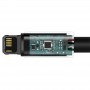 Дата кабель Baseus Tungsten Gold USB to Lightning Cable 2.4A (2m) (CALWJ-A0)
