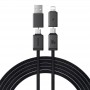 Дата кабель Baseus Versatile Two-for-Two USB/Type-C to Type-C/Lightning 60W (2m) (P10383000)