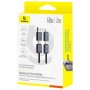 Дата кабель Baseus Versatile Two-for-Two USB/Type-C to Type-C/Lightning 60W (2m) (P10383000)
