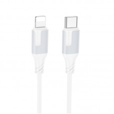 Дата кабель Borofone BX101 Creator 27W Type-C to Lightning (1m)  White - 00000071158_2