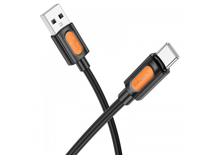 Дата кабель Borofone BX114 Structure USB to Type-C 3A (1m)