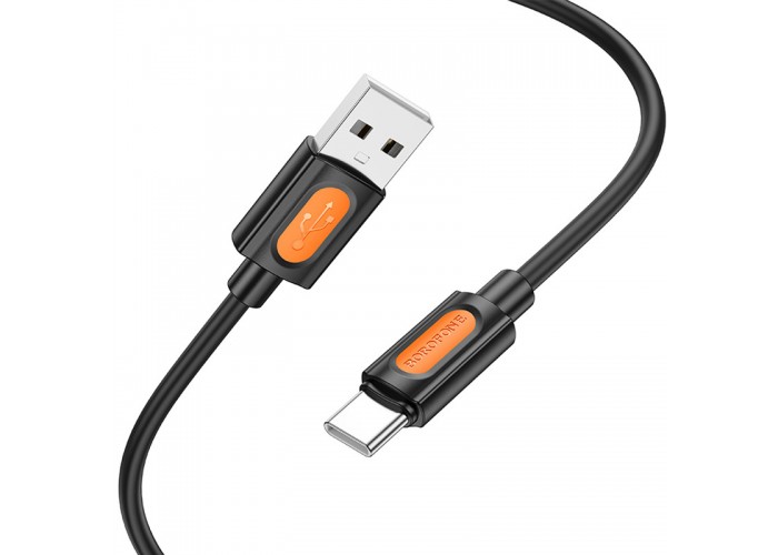 Дата кабель Borofone BX114 Structure USB to Type-C 3A (1m)