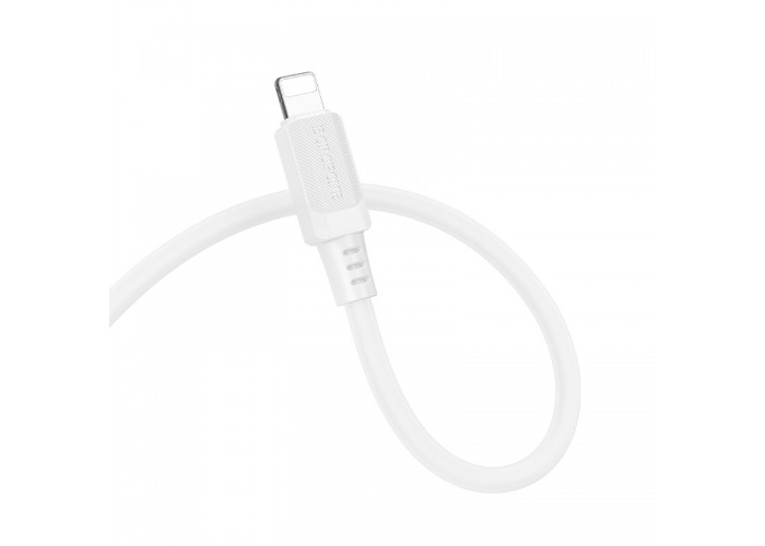Дата кабель Borofone BX115 Lotto USB to Lightning 2.4A (1m)