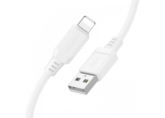 Дата кабель Borofone BX115 Lotto USB to Lightning 2.4A (1m)