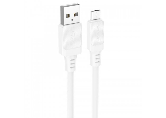 Дата кабель Borofone BX115 Lotto USB to MicroUSB 2.4A (1m)