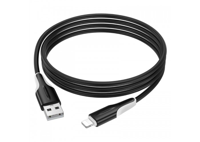 Дата кабель Borofone BX119 New USB to Lightning 2.4A (1m)