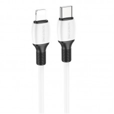 Дата кабель Borofone BX84 Rise Type-C to Lightning 20W (1m)  White - 00000071157_2