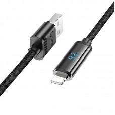 Дата кабель Hoco U127 Power USB to Lightning (1.2m)  Black - 00000067562_1