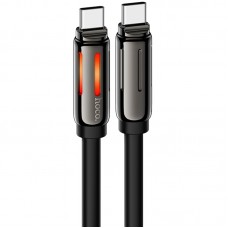 Дата кабель Hoco U136 Prize Type-C to Type-C 60W (1.2m)  Black - 00000073953_1
