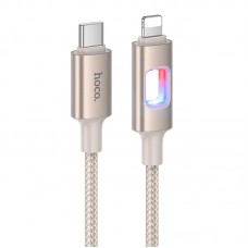 Дата кабель Hoco U144 New Type-C to Lightning 27W (1.2m)  Gold - 00000081783_2