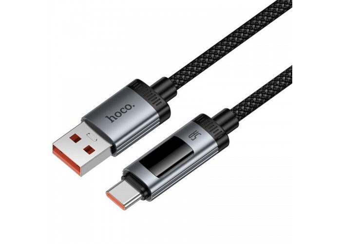 Дата кабель Hoco U148 Lord with display USB to Type-C 100W (1.2m)