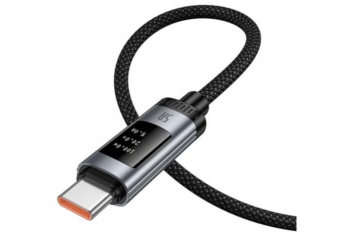 Дата кабель Hoco U148 Lord with display USB to Type-C 100W (1.2m)