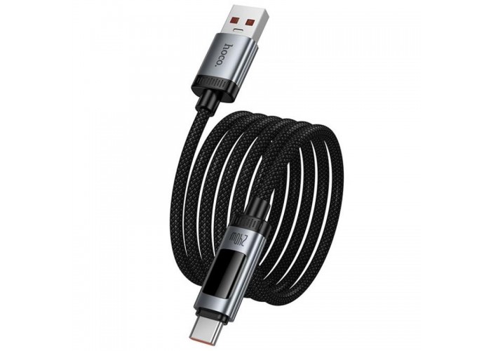 Дата кабель Hoco U148 Lord with display USB to Type-C 100W (1.2m)