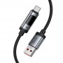 Дата кабель Hoco U148 Lord with display USB to Type-C 100W (1.2m)