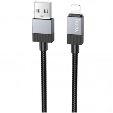 Дата кабель Hoco X110 Honorific USB to Lightning 2.4A (1m)  Black - 00000086190_1