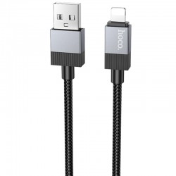 Дата кабель Hoco X110 Honorific USB to Lightning 2.4A (1m)  Black - 00000086190_1