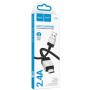 Дата кабель Hoco X110 Honorific USB to MicroUSB 2.4A (1m)
