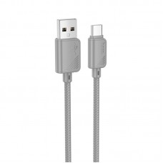 Дата кабель Hoco X113 Beneficio USB to Type-C (1m)  Gray - 00000077106_1