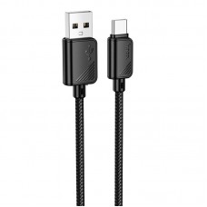 Дата кабель Hoco X113 Beneficio USB to Type-C (1m)  Black - 00000077106_3