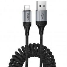 Дата кабель Hoco X121 Nuevo USB to Lightning 2.4A (1.5m)  Black - 00000082083_1