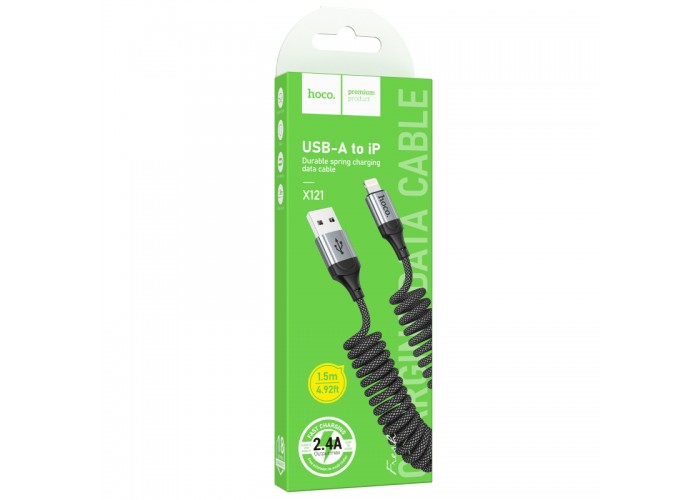 Дата кабель Hoco X121 Nuevo USB to Lightning 2.4A (1.5m)
