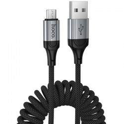 Дата кабель Hoco X121 Nuevo USB to MicroUSB 2.4A (1.5m)  Black - 00000082081_1