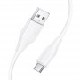 Дата кабель Hoco X124 Bien silicone USB to Type-C 3A (1m)