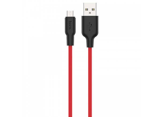 Дата кабель Hoco X21 Plus Silicone MicroUSB Cable (1m)