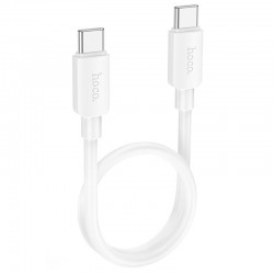 Дата кабель Hoco X96 Hyper Type-C to Type-C 60W (0.25m)  White - 00000079120_2