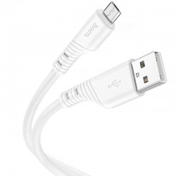 Дата кабель Hoco X97 Crystal color USB to MicroUSB (1m)  White - 00000066093_4