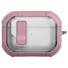 Футляр протиударний Locking Button для навушників Airpods Pro  Pink - 00000079159_5