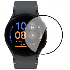 Полімерна плівка 3D (full glue) (тех.пак) для Samsung Galaxy Watch FE 40mm  Чорний - 00000076154_1
