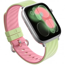 Ремінець BlueO Lollipop Silicone для Apple Watch 38/40/41/42mm(ser.10)  Pink Green - 00000087870_4