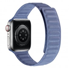 Ремінець FineWoven (AAA) для Apple Watch 38/40/41/42mm(ser.10)  Cerulean blue - 00000066628_6